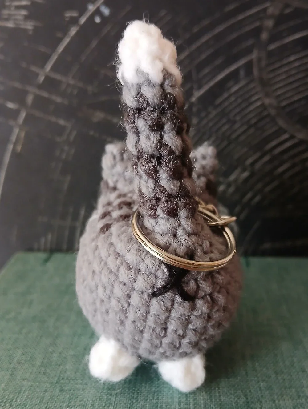 Crochet Cat Keychain